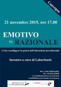Locandina emotivo vs razionale