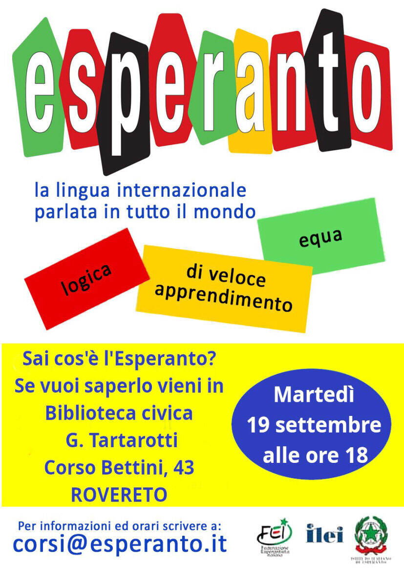 Locandina Esperanto