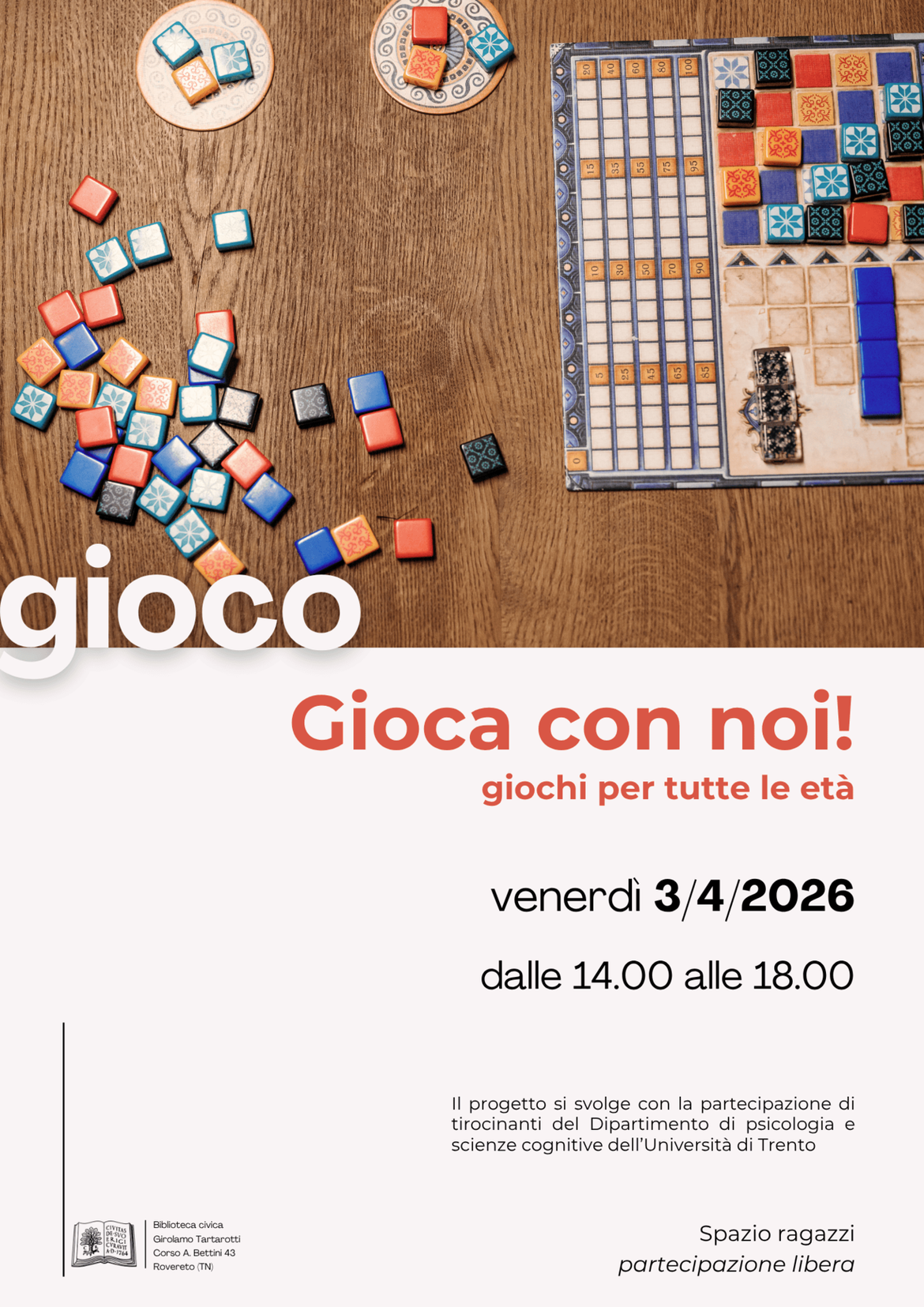 Locandina Gioca con noi