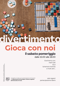 Locandina giochi in biblioteca