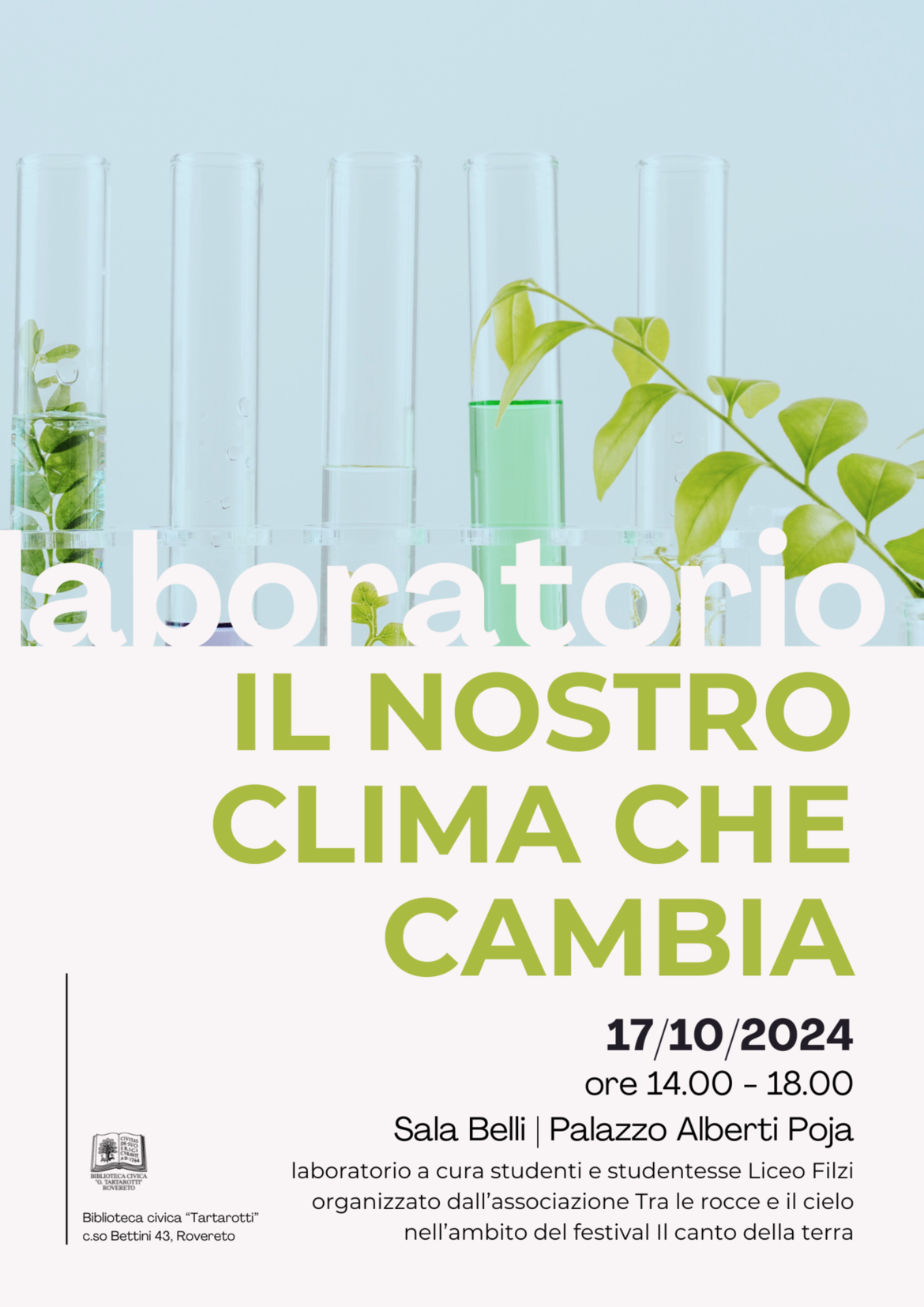 Locandina IL NOSTRO CLIMA CHE CAMBIA