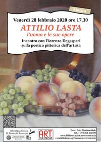 Locandina incontro Attilio Lasta