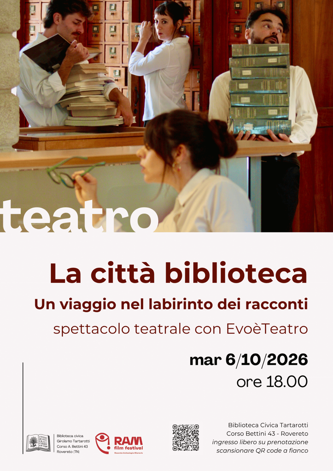 Locandina La città biblioteca