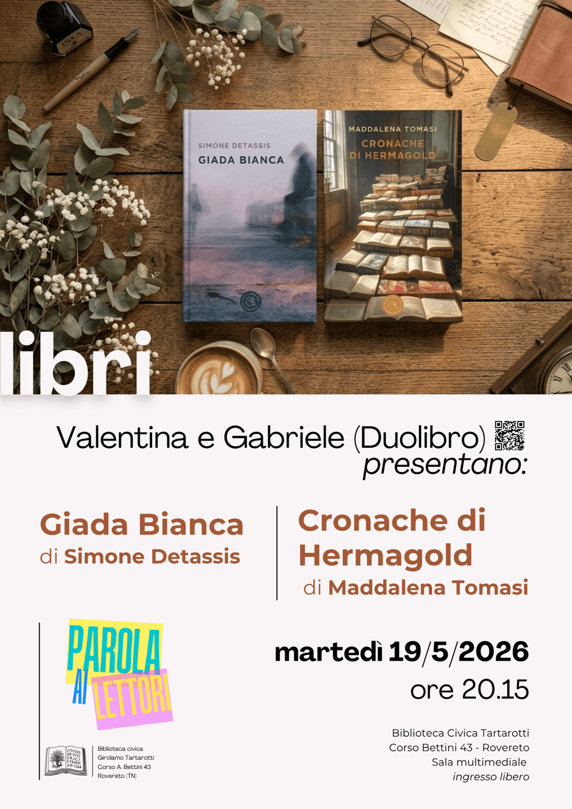 Locandina la parola ai lettori