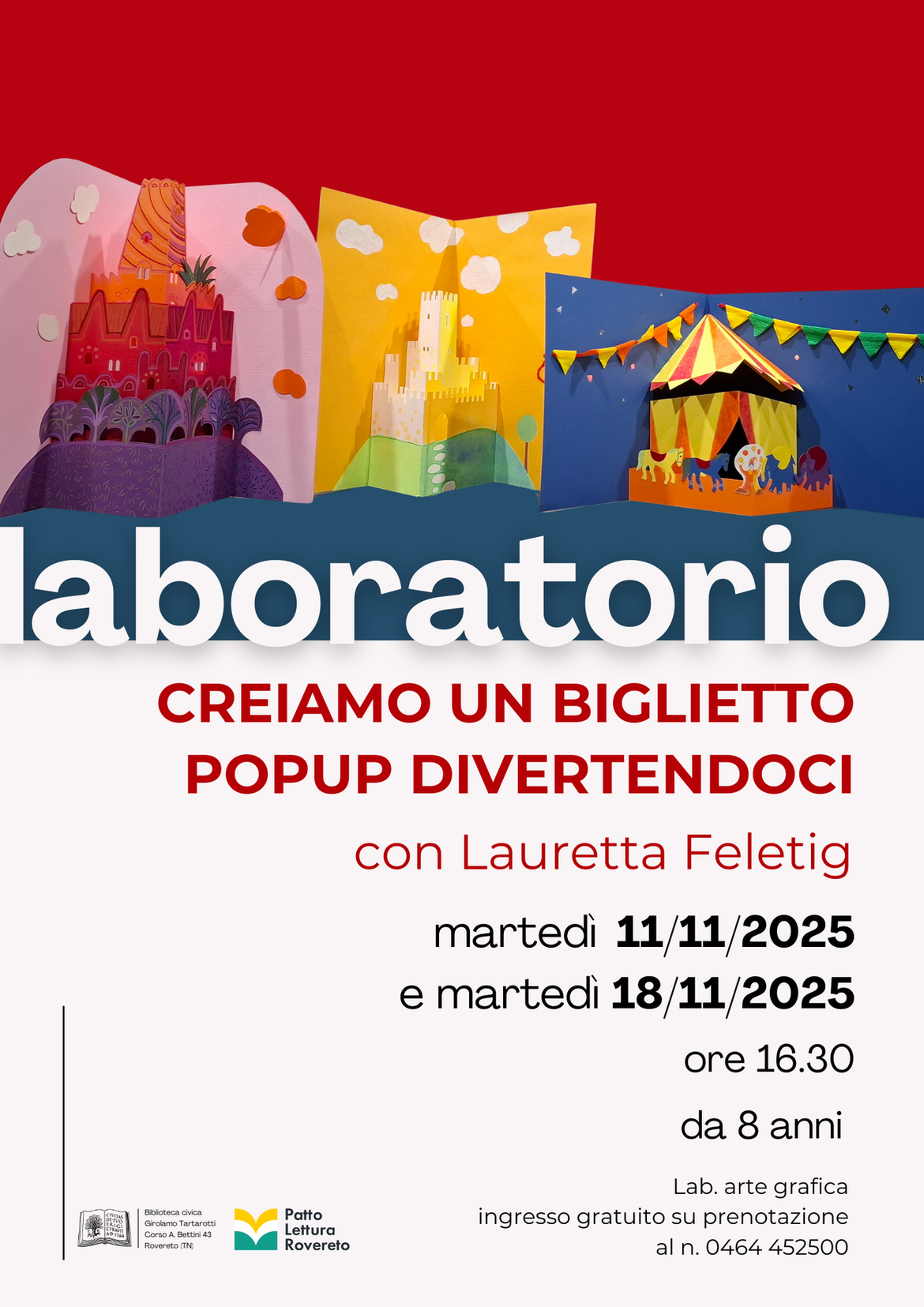 Locandina laboratorio pop-up