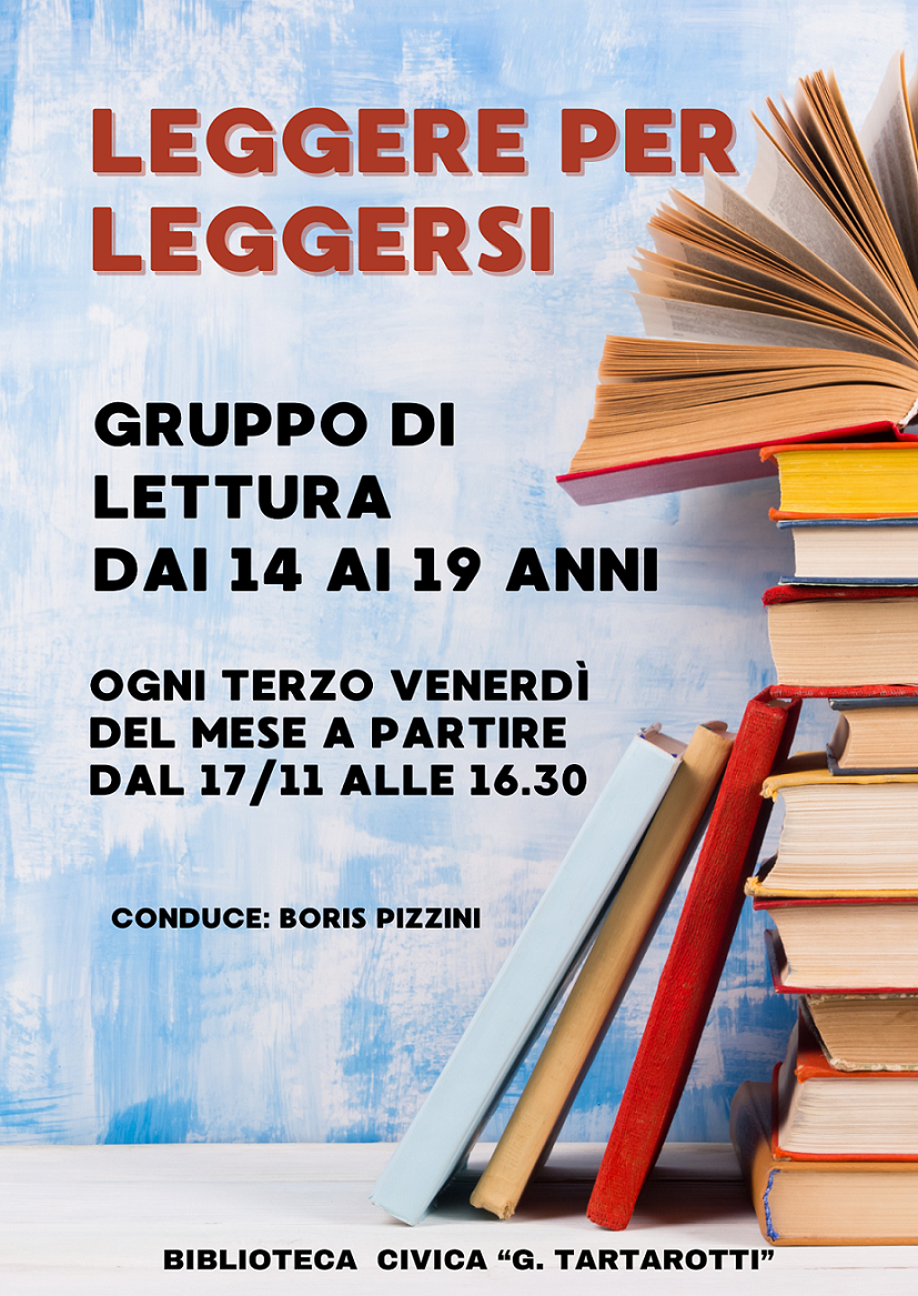 Locandina Leggere per leggersi 2023