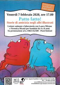 Locandina letture animate febbraio