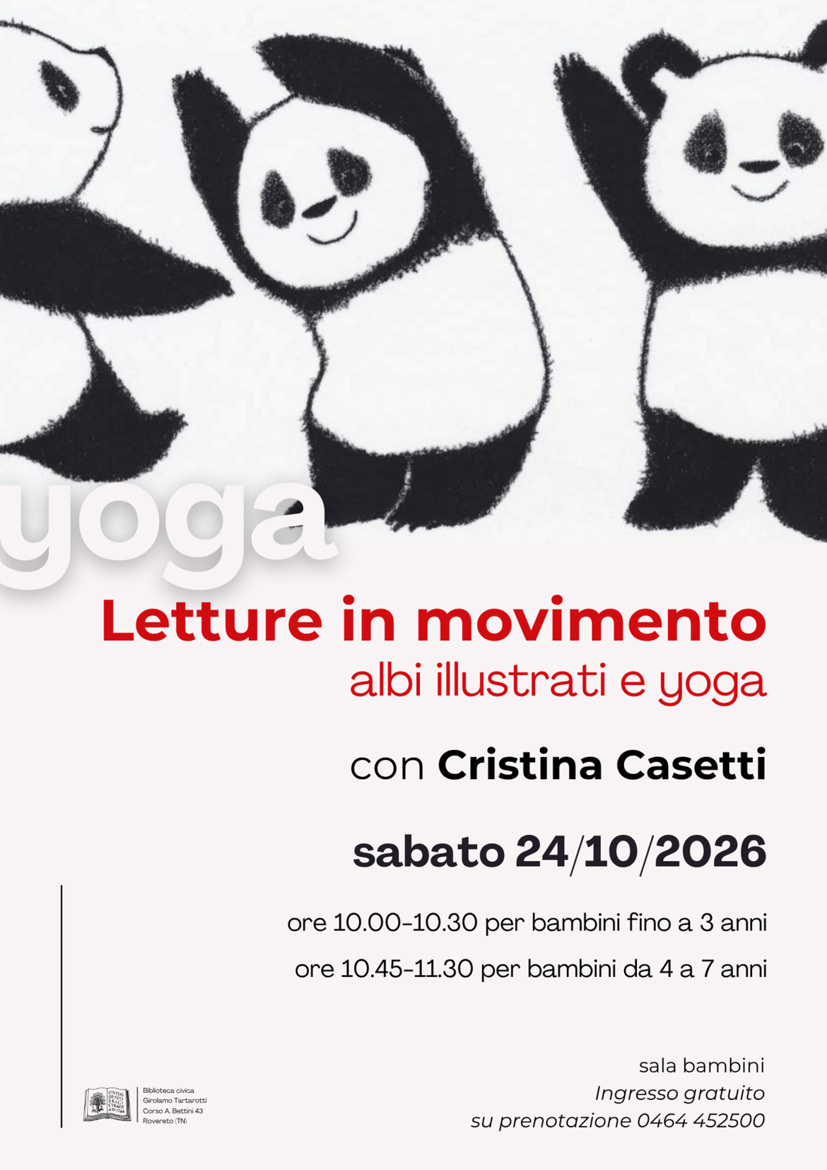 Locandina Letture in movimento 10/26