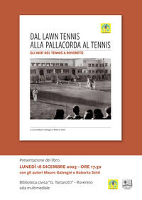 Locandina libro Tennis di Roberto Setti