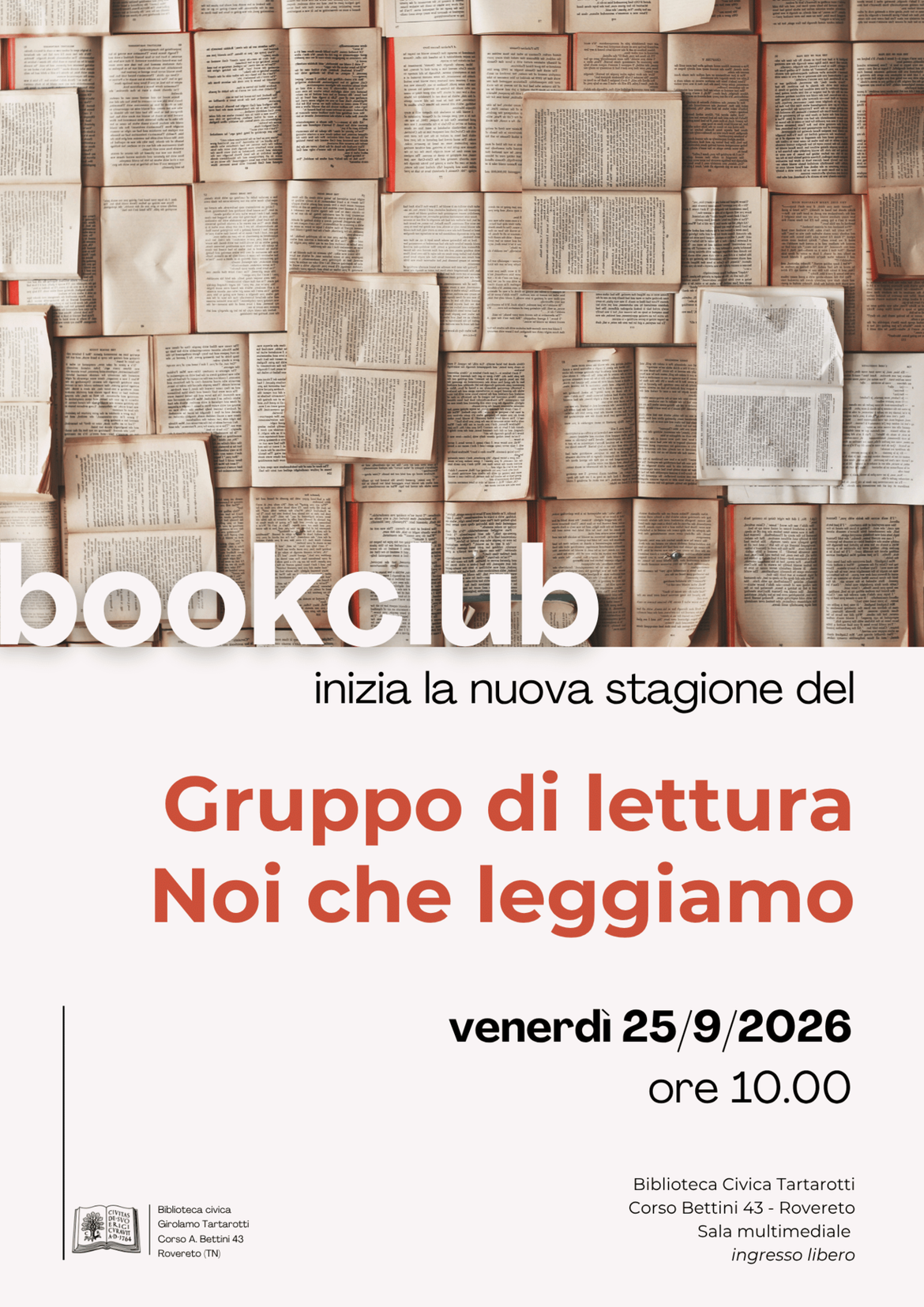 Locandina Noi che leggiamo 9/26