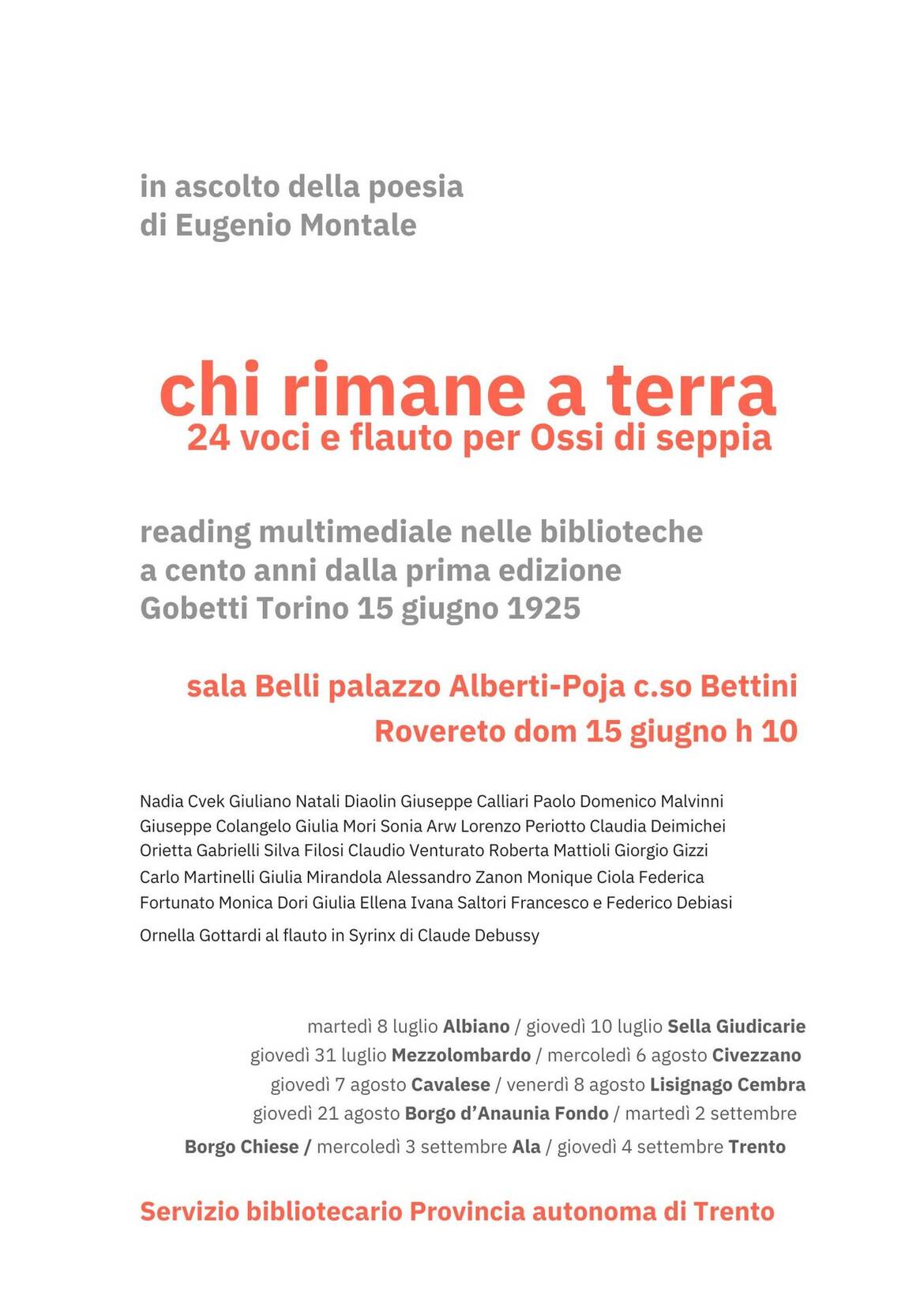 Locandina Ossi di seppia