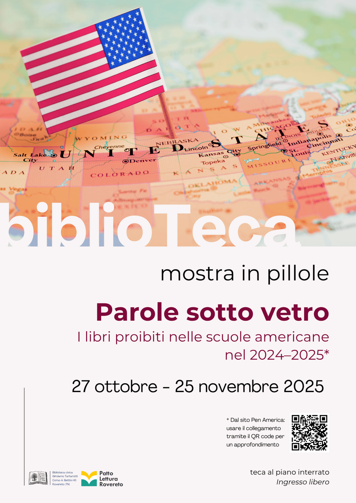 Locandina Parole sotto vetro
