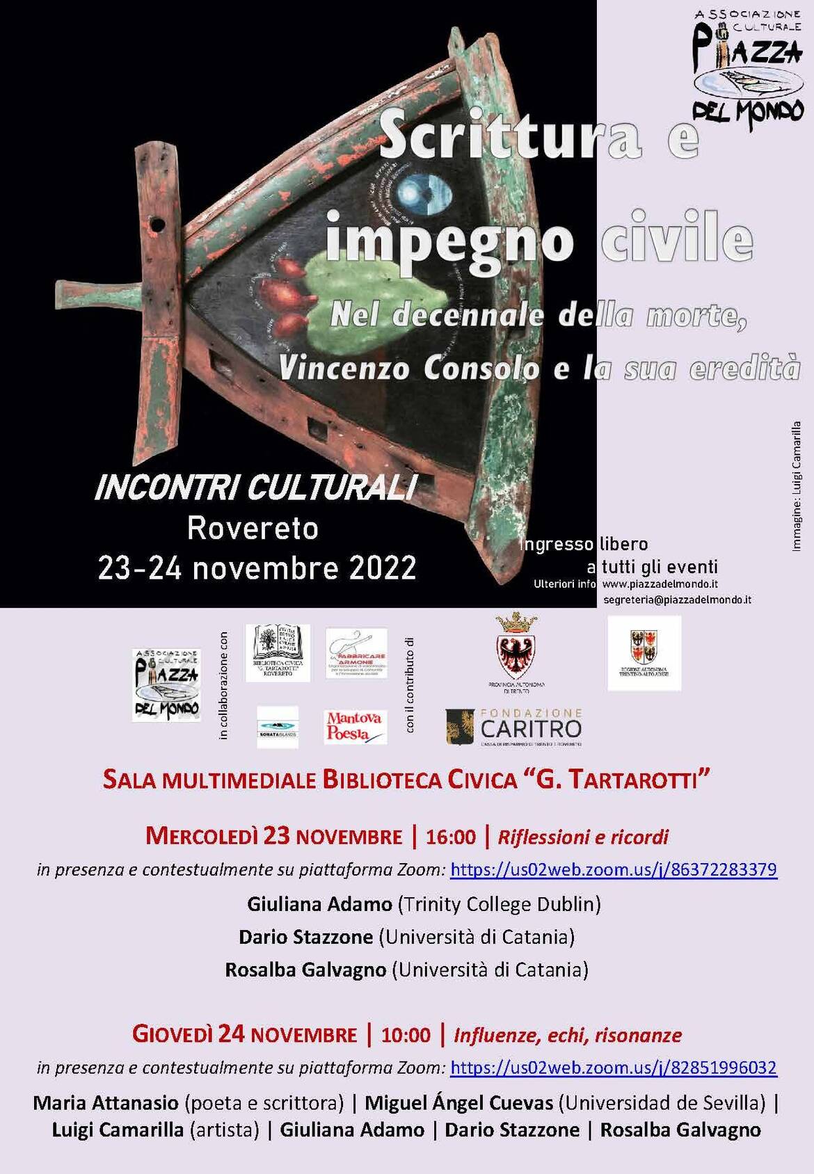 Locandina Piazza del mondo 23 24 nov