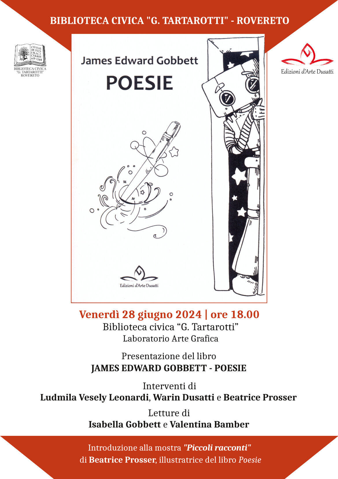 LOCANDINA POESIE J.E.GOBBETT