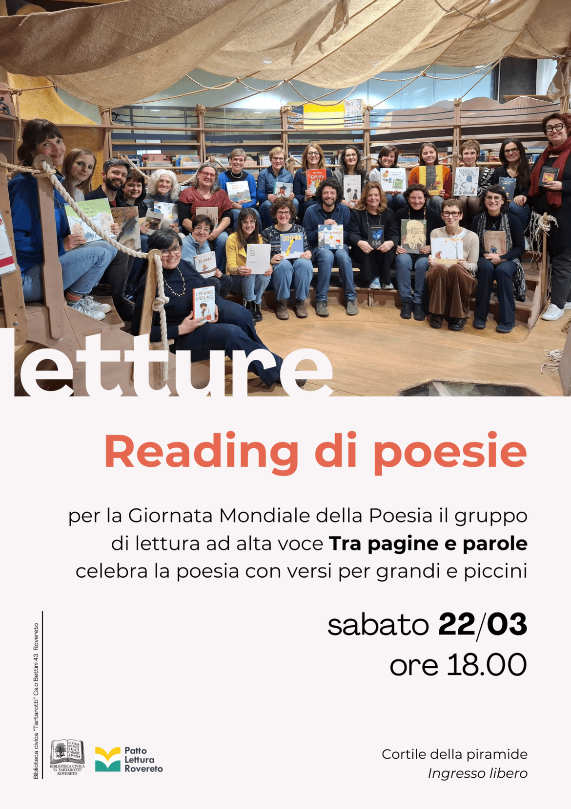 Locandina Reading poesie