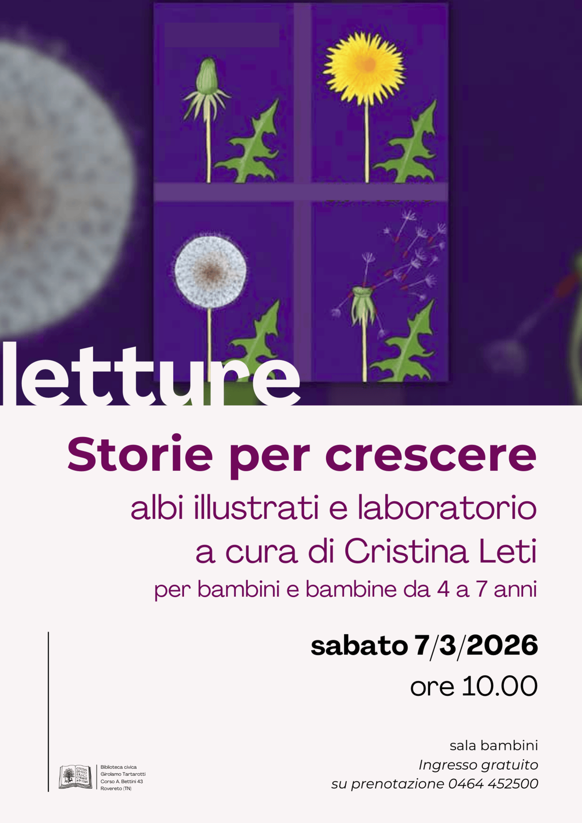 Locandina Storie per crescere
