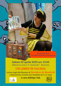 Locandina Un libro in valigia 22 aprile