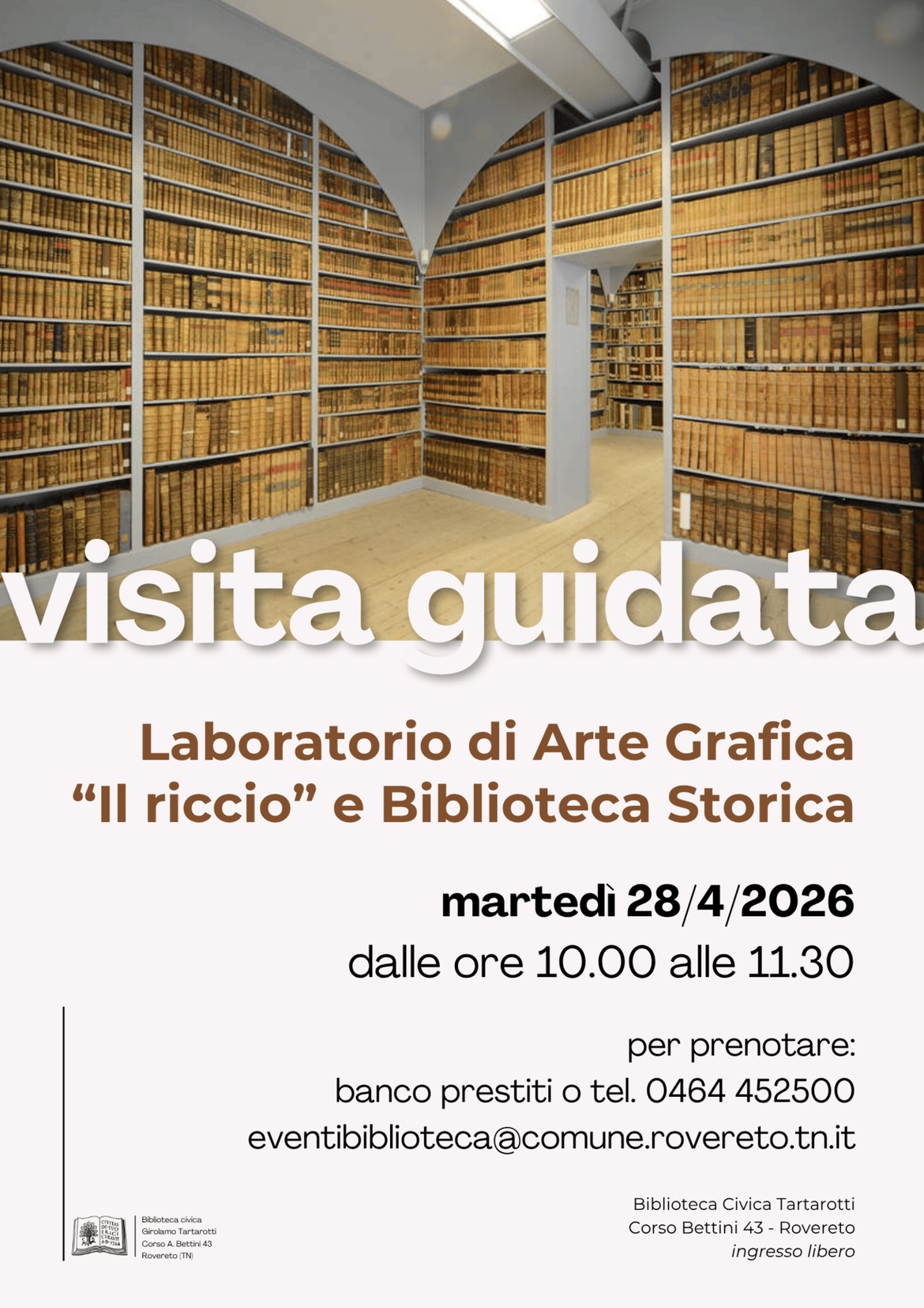 Locandina visita guidata